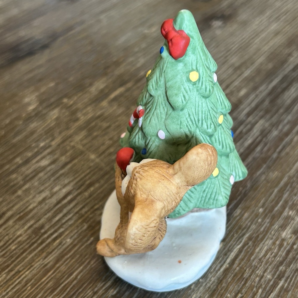HOMCO 8905 Christmas Mouse Decorating Tree Figurine Home Interiors Taiwan - Picture 2 of 7